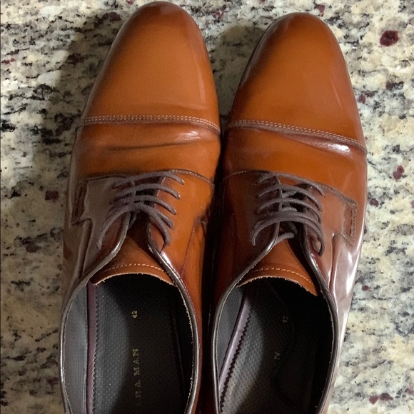 Zara Mens Dress Shoes Brown 9.5 Zara Mens Dress Shoes Brown 9.5
